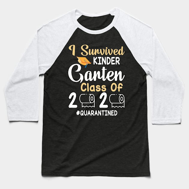 I Survived Kindergarten Class Of 2020 Toilet Paper Quarantined Fighting Coronavirus 2020 Win Baseball T-Shirt by joandraelliot